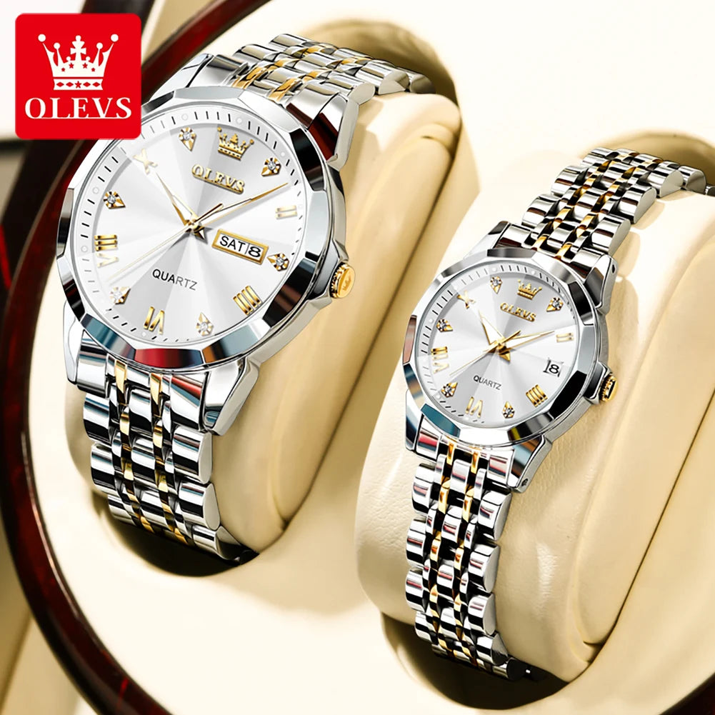 Partner-Uhren-Set – Herren- & Damenuhr