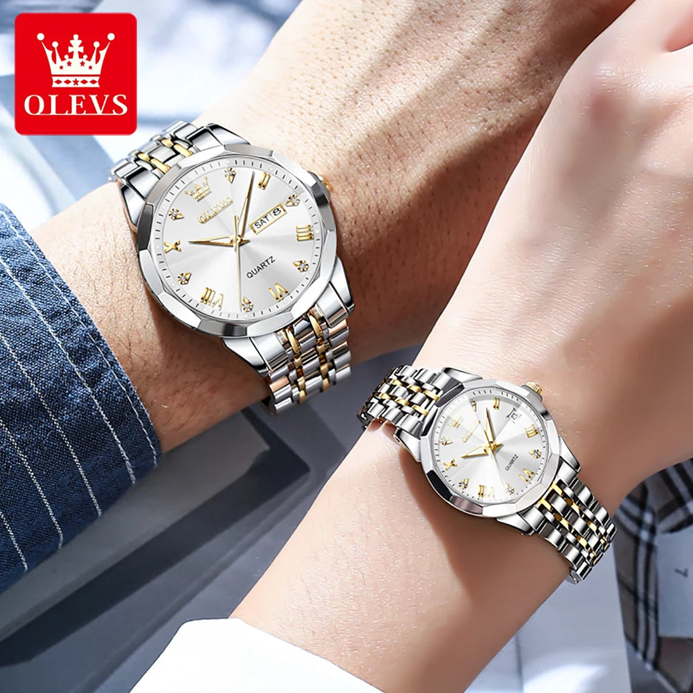 Partner-Uhren-Set – Herren- & Damenuhr
