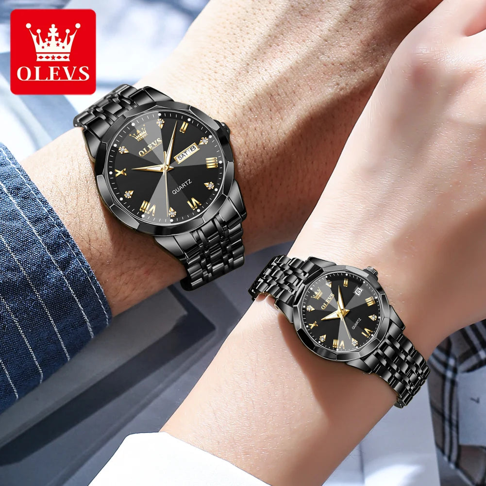 Partner-Uhren-Set – Herren- & Damenuhr